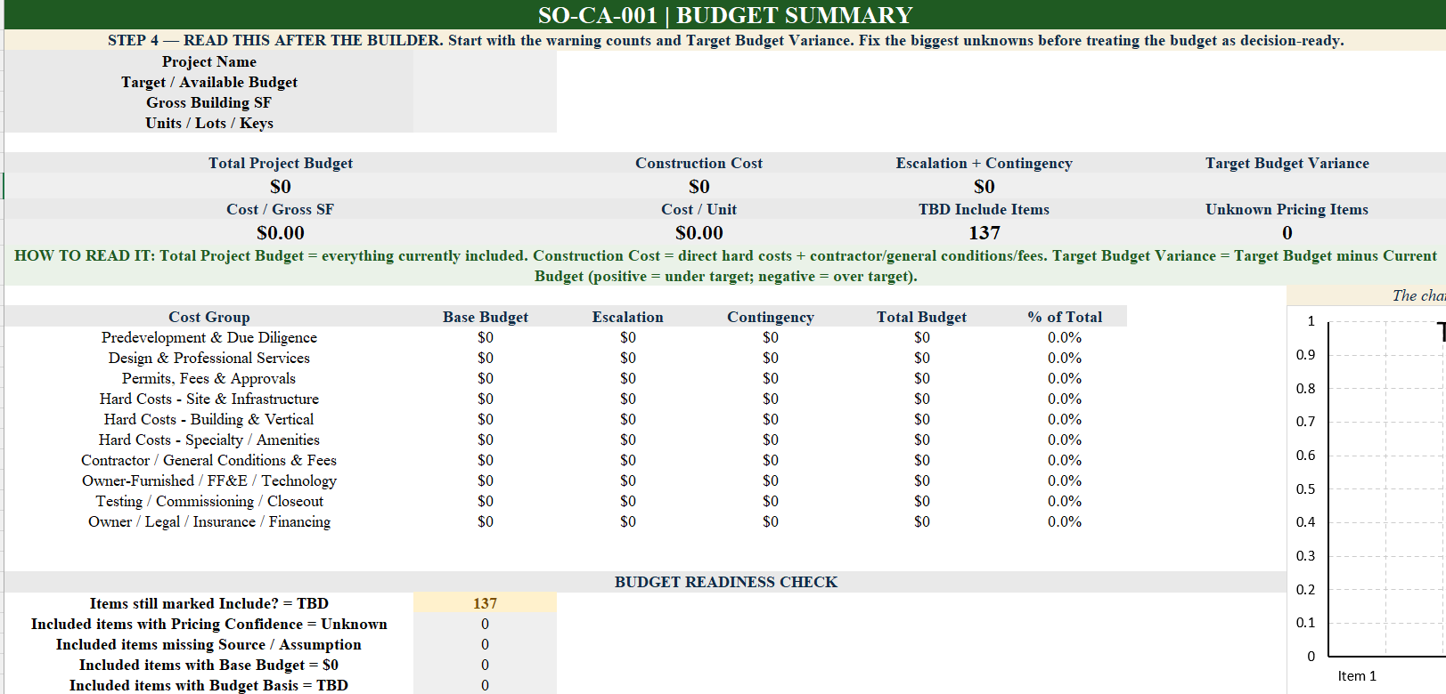Salt & Oak Development - Preconstruction Budget Builder preview